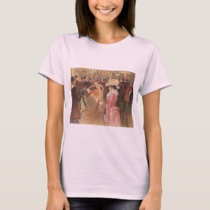 T-shirt Bal à la discothèque par Toulouse Lautrec
