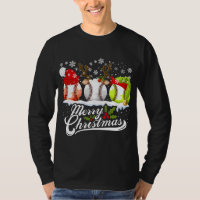 Bal de baseball de Noël Santa Hat Elf Reindeer Amu