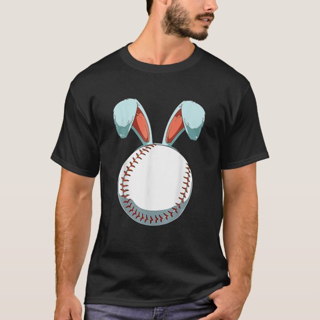 T-shirt Bal de baseball de Pâques Jour de Pâques Drôle lap (Devant)