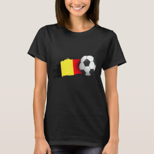 T-shirt Bal de football de Belgique