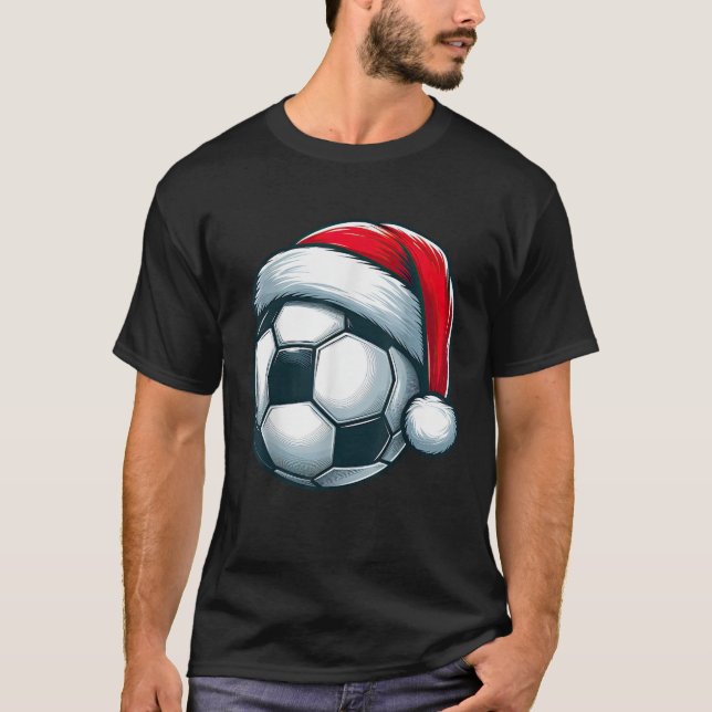 T-shirt Bal de football Noël Noël Noël Noël Noël Noël Spor (Devant)