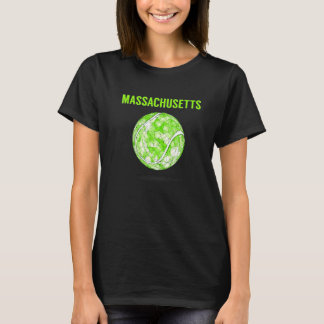 T-shirt Bal De Tennis Du Massachusetts