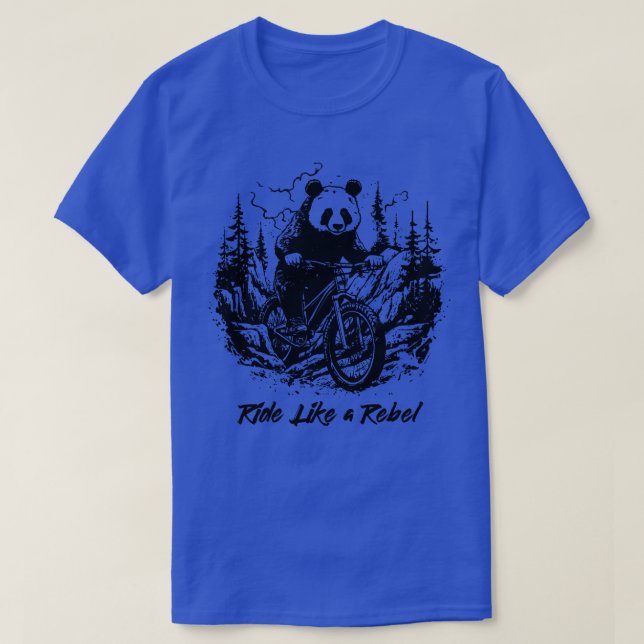 T-shirt Balade comme un Rebel Panda VTT (Design devant)