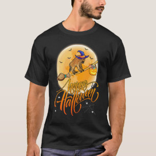 T-shirt Balade de l'hyène Sorcière Fusil de chasse Lune Vi
