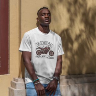 T-shirt Balade en moto vintage