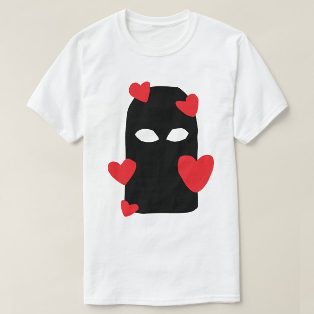 T-shirt Balaklava et amour (Design devant)