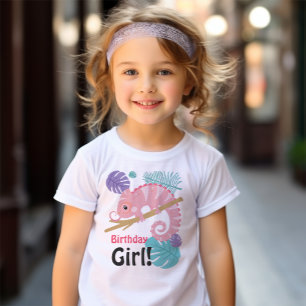 T-shirt Balances et queues Reptile fille Anniversaire