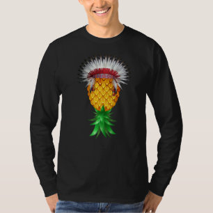 T-shirt Balancier Ananas à l'envers Chapeau Indien d'Améri