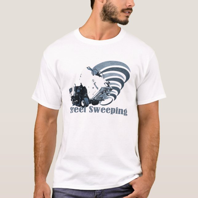 T-shirt Balayage de rue de tornade (Devant)