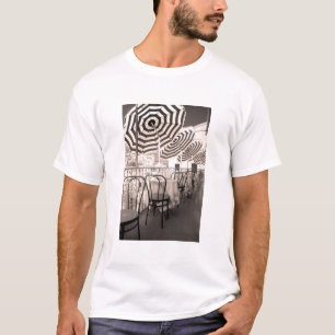 T-shirt Balcon de restaurant pittoresque, Italie