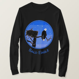 T-shirt Bald Eagle en hiver - Art original de la faune