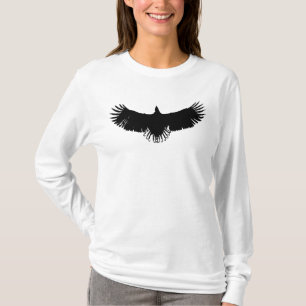 T-shirt Bald Eagle Silhouette Pop Art