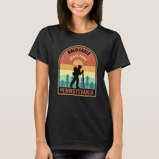 T-shirt Bald Eagle State Park Pennsylvania Retro Hiking Pr