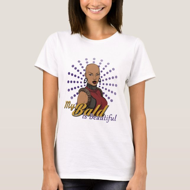 T-shirt Bald-Is-Beautiful.png (Devant)