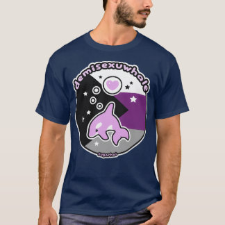 T-shirt Baleine à fioritures démi