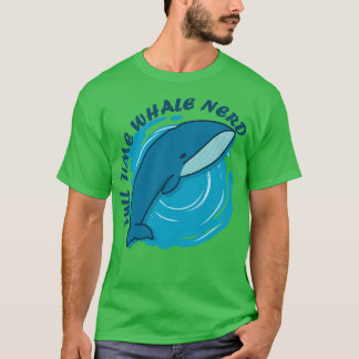 T-shirt Baleine à temps plein nerd