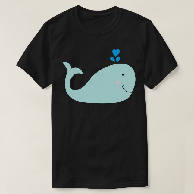 T-shirt Baleine avec amour (Design devant)