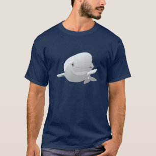 T-shirt Baleine béluga amicale