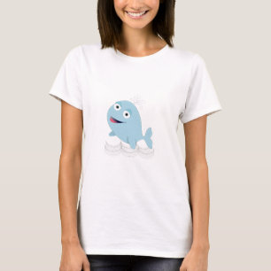 T-shirt Baleine bleue