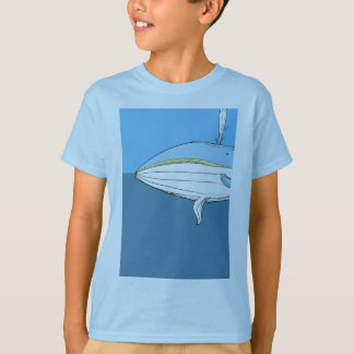 T-shirt baleine bleue
