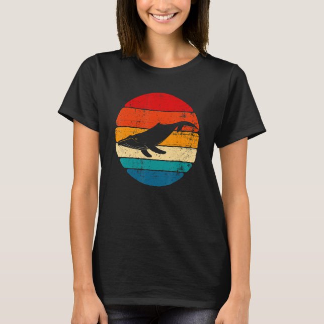 T-shirt Baleine Bleue, Amoureux des baleines, Art baleines (Devant)