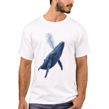T-Shirt Baleine Bleue de Rêve