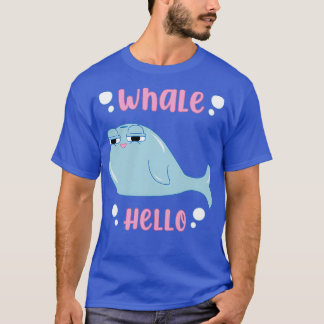 T-shirt Baleine bleue flirtant