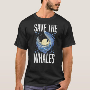 T-shirt Baleine bleue Grotte à bosse Baleines Citations Ri