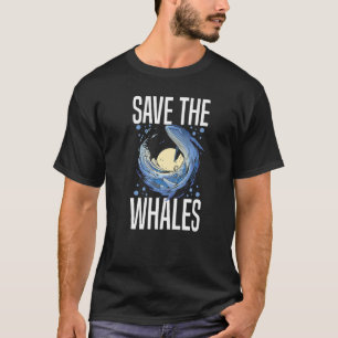 T-shirt Baleine bleue Grotte à bosse Baleines Citations Ri