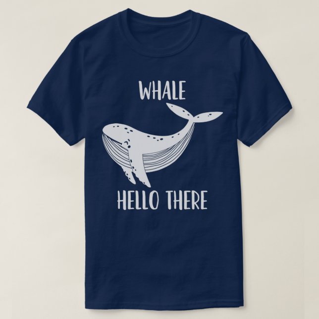 T-shirt BALEINE Bonjour 46 (Design devant)