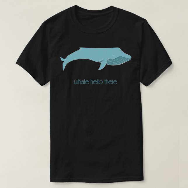 T-shirt Baleine Bonjour Là 22 (Design devant)