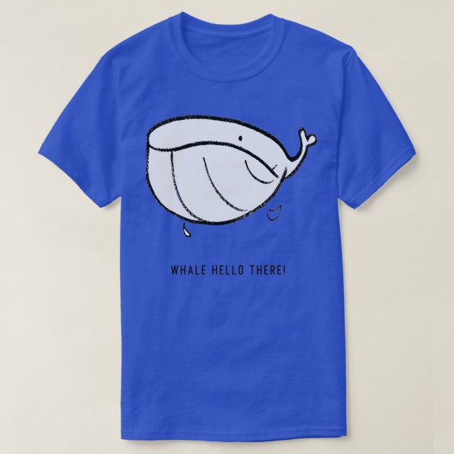 T-shirt Baleine Bonjour Là 39 (Design devant)