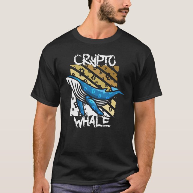T-shirt Baleine Btc Crypto - Pièce Crypto (Devant)