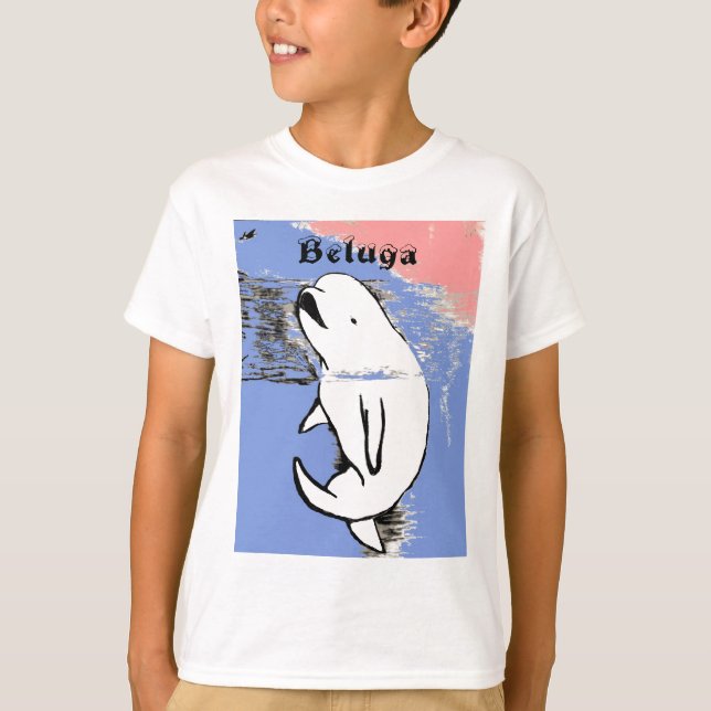 T-shirt Baleine de beluga (Devant)