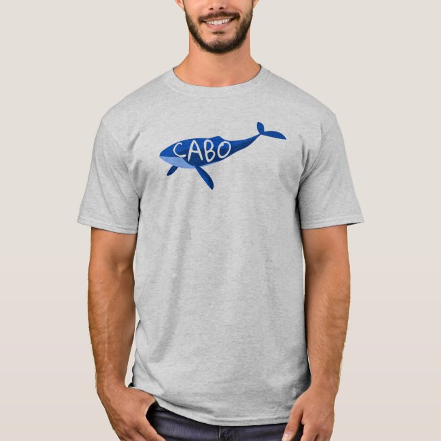 T-shirt Baleine de Cabo Mexique (Devant)