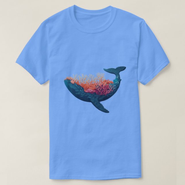T-shirt Baleine de corail (Design devant)
