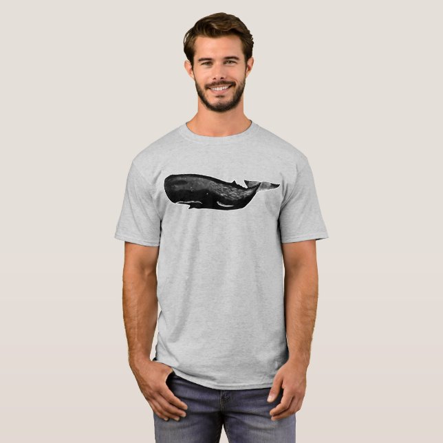 T-SHIRT BALEINE DE SPERME (Devant entier)