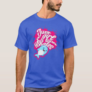 T-shirt BALEINE Fille qui aime les baleines