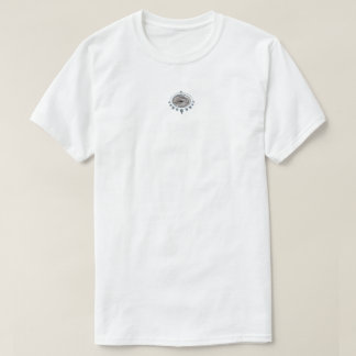 T-shirt Baleine grise nordique encadrée