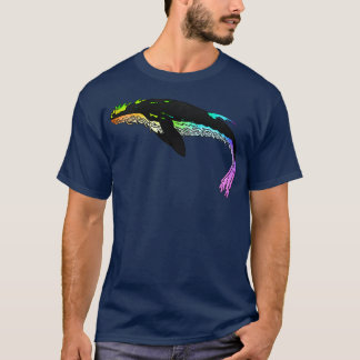 T-shirt Baleine noire