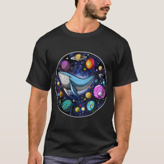 T-shirt Baleine Psychédélique