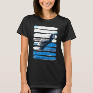 T-shirt Baleine sous l'océan Mer Nature Animaux Loisirs F