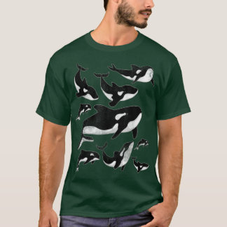T-shirt Baleine tueuse Océan Animal Aquarist Cadeau Aquari