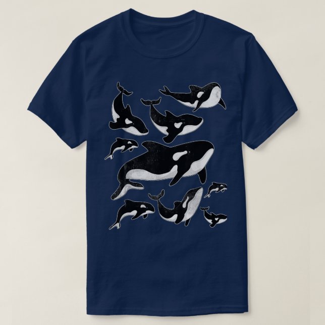 T-shirt Baleine tueuse Océan Animal Aquarist Cadeau Aquari (Design devant)