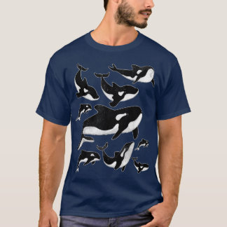 T-shirt Baleine tueuse Océan Animal Aquarist Cadeau Aquari