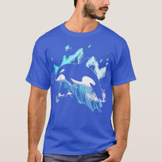 T-shirt Baleine tueuse Ocean Lover Idée cadeau Hommes Garç