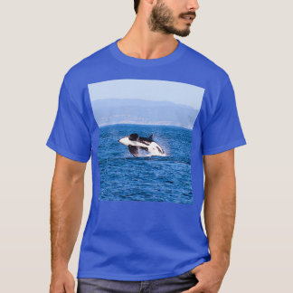 T-shirt Baleine tueuse orca saut