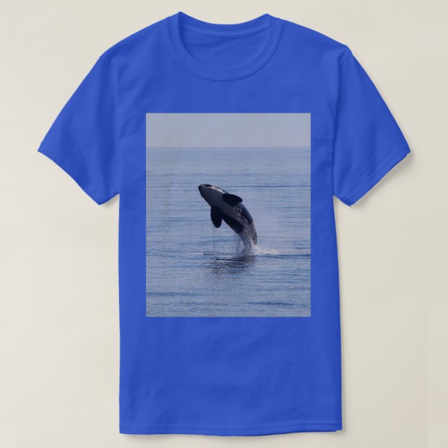 T-shirt Baleine tueuse orca saut 10 (Design devant)