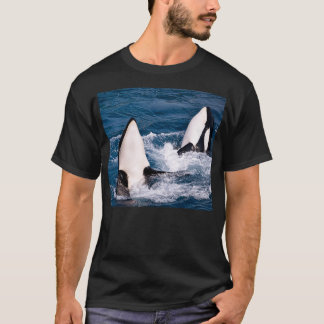 T-shirt Baleine tueuse orque nage 2
