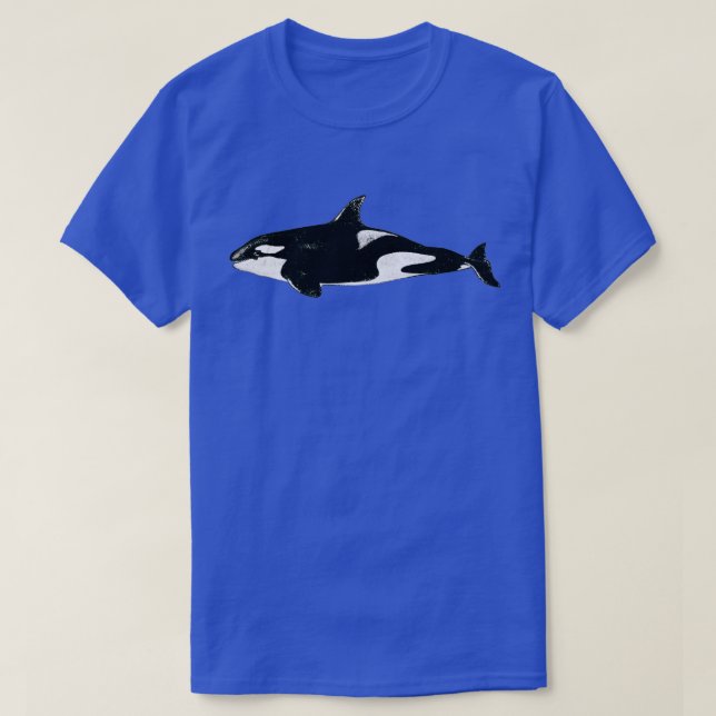 T-shirt Baleine tueuse réaliste (Design devant)